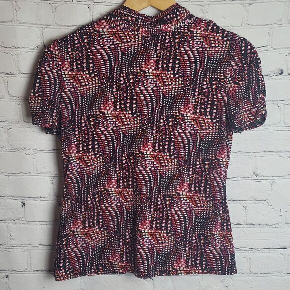 Kim Rogers Pink and Black Blouse - Picture 5 of 9